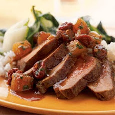 Duck Breast with Pineapple-Cherry Chutney