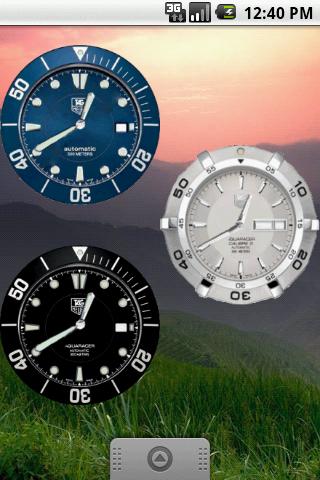 TagHeuer Aquaracer Clock