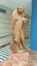 Estatua De Madera De San Juan Grande