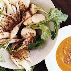 Fennel and Turnip Crudites with Fennel Salt