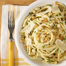 Bucatini with Breadcrumbs and Bottarga