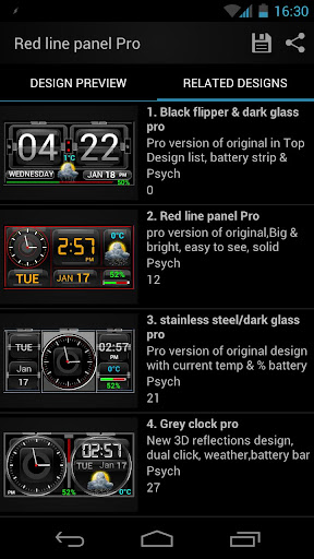 Thousand Clock Widgets