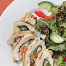 Caprese-Style Stuffed Chicken Rolls with Greens