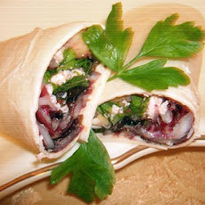 Mediterranean Salad-Wraps(Flat Belly Diet Recipe)