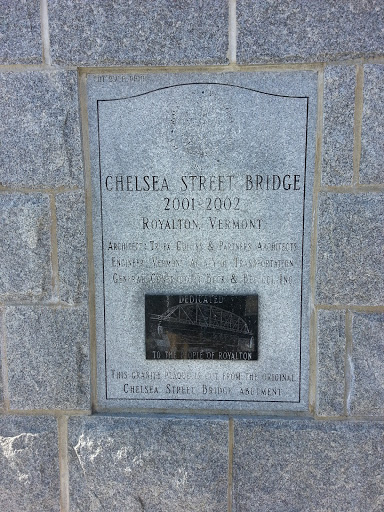 Chelsea Street Bridge Plaque
