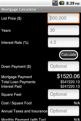 Mortgage Calculator Ad-Free