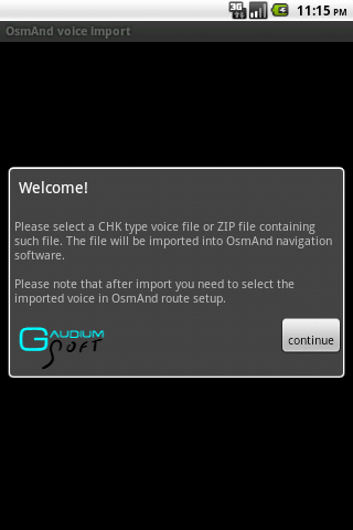 OsmAnd Voice Import