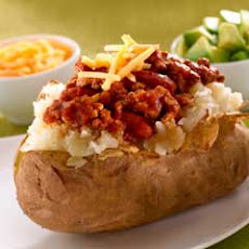 Chili-stuffed Baked Potatoes
