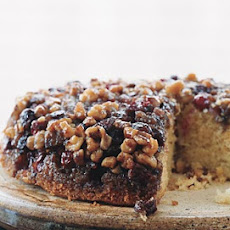Cranberry Walnut Upside Down Cake