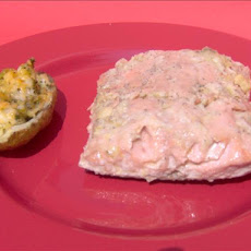 Salmon With Roasted Garlic