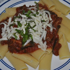 Three-Mushroom Rigatoni