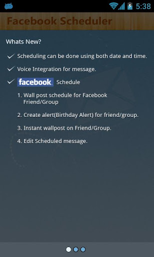 Facebook Scheduler