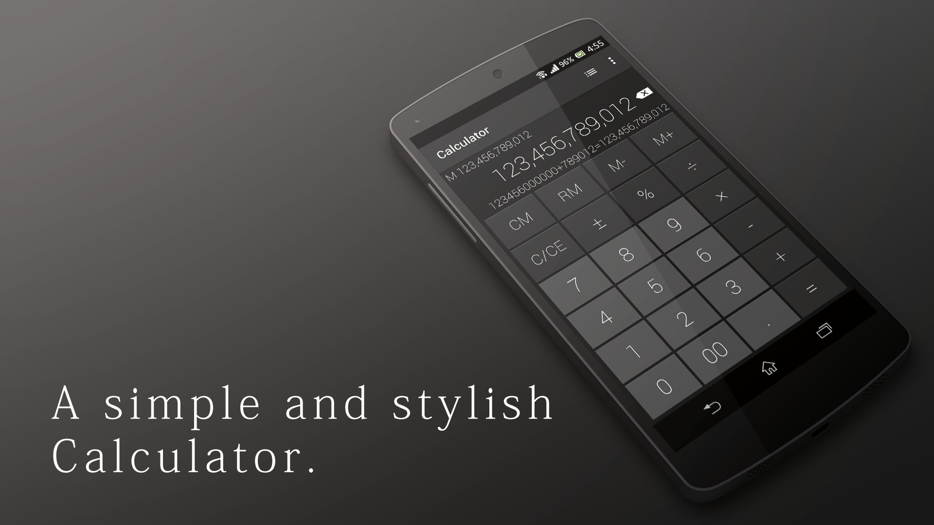 Android application Calculator - Simple & Stylish screenshort