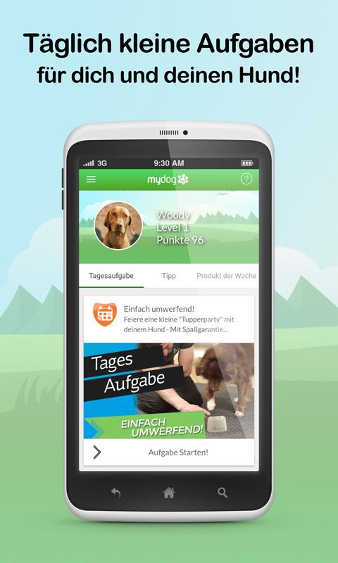 Android application MyDog365 screenshort