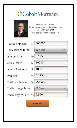 Dan Peck's Mortgage Calculator