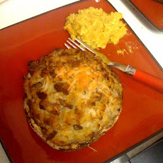 Light Cheesy Crab Stuffed Mushrooms