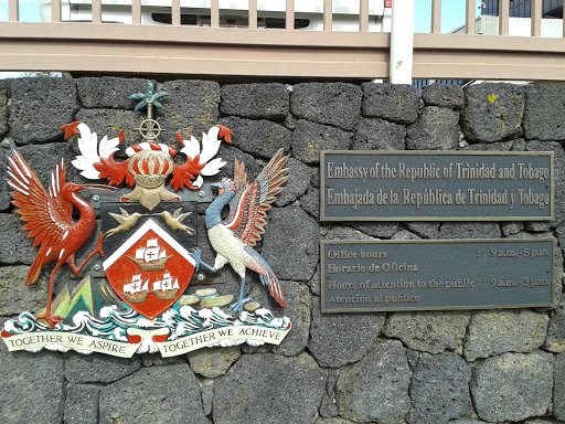 Escudo De La Embajada De Trinidad Y Tobago