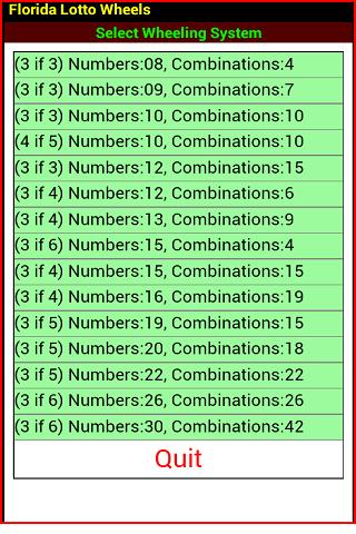 【免費娛樂App】Florida Lotto Wheels-APP點子