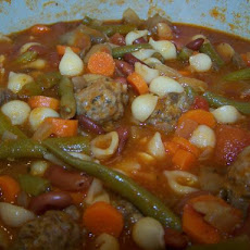 Mini Meatball Minestrone