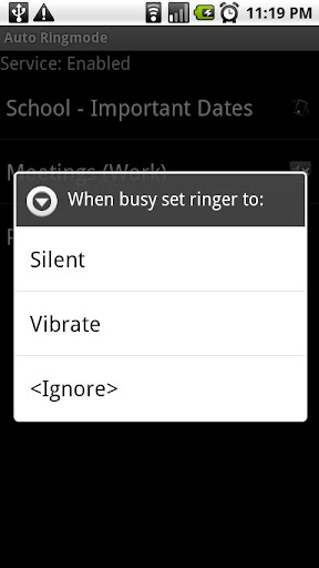 Auto Ringmode