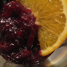 Mulled wine cranberry sauce