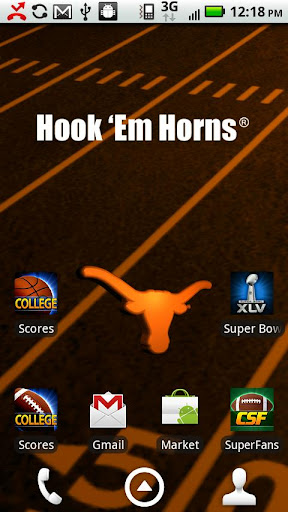 【免費個人化App】Texas Longhorns Live Wallpaper-APP點子