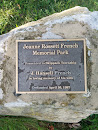 Jeanne Rossett French Memorial Park Commemoration Plaque 