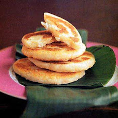 Fried Masa Cakes with Cheese (Arepas de Queso)