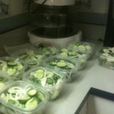 EASY Freezer Sweet Pickles