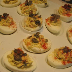 Smoked Salmon Deviled Eggs