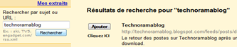 Ajouter Extrait web