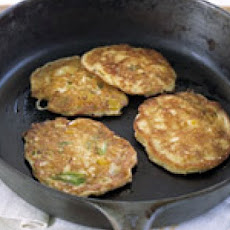 Crispy Cheddar Cakes with Bacon