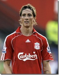 Fernando Torres from Liverpool in position guide of The True Football Manager