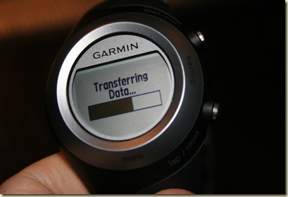 Garmin 405 ANT+ Transferring Data