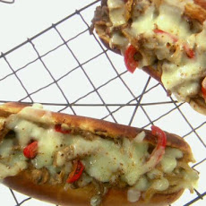 Three Cheesesteak Sandwiches