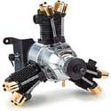 Motor rc radial Saito
