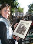 Henriette op de brocantemarkt in Gent