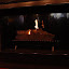 Warmth! The fireplace in our hotel in Parramatta