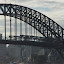 Closeup of Sydney Habour Bridge - View from Circular Quay