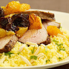 Roasted Pork with Oranges and Prunes