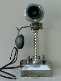 Candlestick Phones - Manhattan Rope Shaft Candlestick Telephone 1