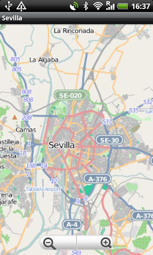 Sevilla Street Map