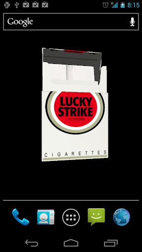 Lucky Strike 3D Live Wallpaper