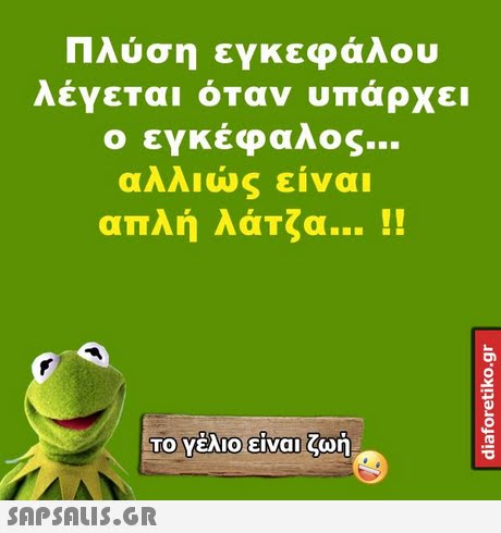 Πλύση εγκεφάλου λέγεται όταν υπάρχει ο εγκέφαλος αλλιώς είναι απλή λάΤζα !! Το Υέλιοείναι ζωή- 