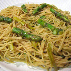 Spring Asparagus Angel Hair Pasta