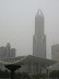 Shanghai Grand Theatre with Tomorrow Square behind it.