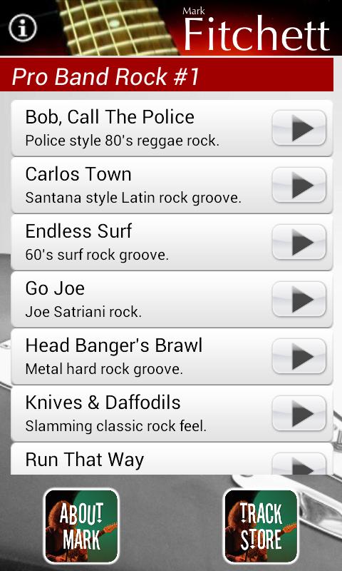Android application Pro Band Rock #1 screenshort