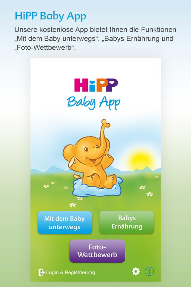 Android application HiPP Baby App screenshort