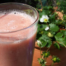 Apple, Banana, and Strawberry Froth