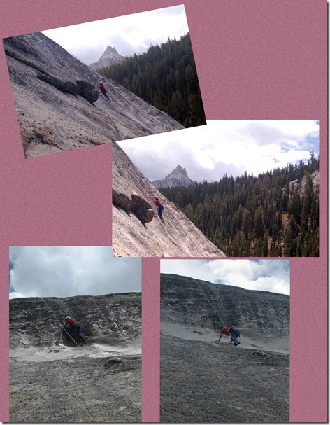 rock climbing